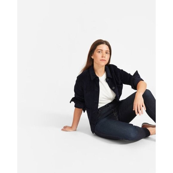 Everlane The Curvy High Rise Skinny Jeans in Dark Blue Wash 35 Womens denim pant - Picture 14 of 14